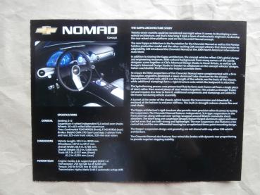 Chevrolet Nomad Concept Prospektblatt USA English Detroit North American International Auto Show Brochure 2004