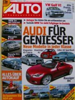 Auto Straßenverkehr 20/2008 911 Turbo (997),Dauertest Logan MCV