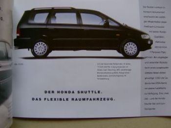 Honda Gesamtprogramm April 1998 NEU