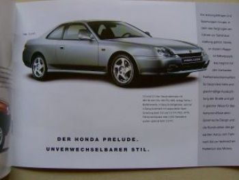 Honda Gesamtprogramm April 1998 NEU