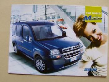 Fiat Doblò Malibu Mai 2003 +Preisliste NEU