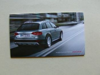 Audi A4 allroad Postkarten NEU Rarität