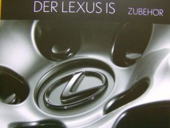 Lexus IS Zubehör Prospekt März 2010 NEU