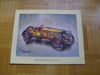 Hispano Suiza 1912 Kunstdruck