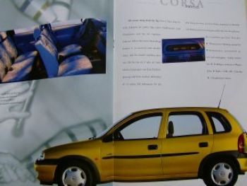 Opel Corsa B Prospekt +Twin +Eco +City +World Cup 2/1998
