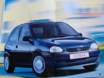 Opel Corsa B Prospekt +Twin +Eco +City +World Cup 2/1998