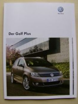 VW Golf6 Plus Prospekt Mai 2010  +Blue Motion +Preisliste NEU