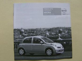 Nissan Micra Preilsiste März 2007
