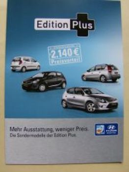 Hyundai Edition Plus i10 i20 i30 +cw Juni 2010 NEU