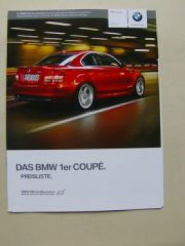 BMW 1er Coupè 120i.135i, 118d-123d E82 März 2010 NEU