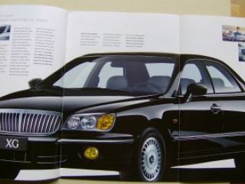 Hyundai XG30 Prospekt Dezember 1999 NEU