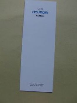 Hyundai Farben 20.04.2000 NEU