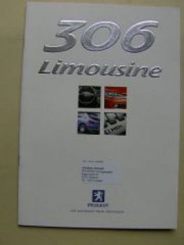 Peugeot 306 Limousine Prospekt 8/1999 NEU