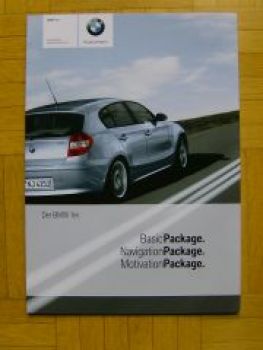 BMW 1er E87 Prospekt Grosskunden Basic +Navigation+Motivation Pa