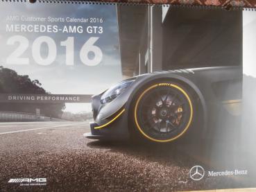 Mercedes Benz AMG GT3 2016 Großformat Kalender 49x69cm