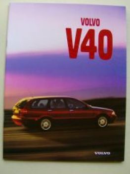 Volvo V40 Prospekt 1998 NEU