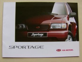 Kia Sportage Prospekt September 1998 NEU