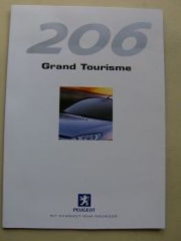 Peugeot 206 Grand Tourisme August 1999 NEU