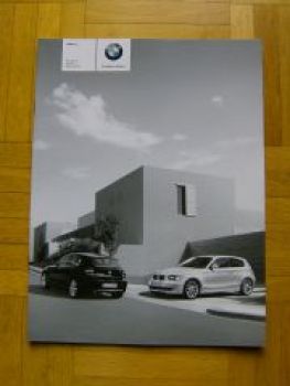 BMW Preisliste 1er Reihe E87 E81 116i-130i+118d-123d 2007