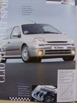 Renault Clio Sportmodelle Prospekt NEU Rarität