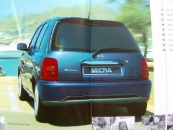 Nissan Micra Prospekt Juli 2000 +Preisliste NEU