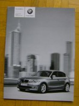 BMW Preisliste 1er Reihe E87 116i-120i+118d+120d+Pakete 2005