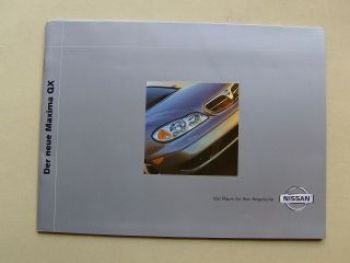Nissan Maxima QX Prospekt Mai 2000