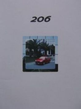 Peugeot 206 +S16 + Roland Garros 6/2000+Preislisten NEU