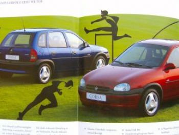 Opel Corsa B Atlanta Prospekt Januar 1997 NEU