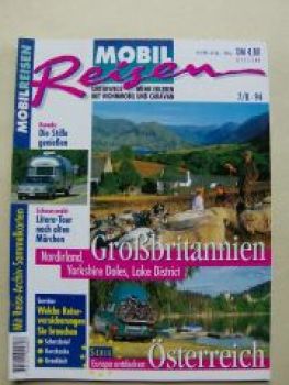 Mobil Reisen 7/8-94 Großbritannien, Österreich,Litera-Tour