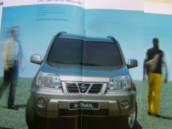 Nissan X-Trail Prospekt November 2001 NEU