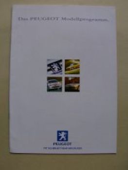 Peugeot Modellprogramm April 1999 NEU