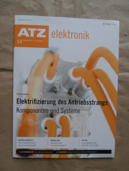 ATZ elektronik 4/2015 Elektrifizierung des Antriebsstrangs Komponenten & Systeme,Datensicherheit,