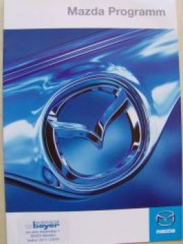 Mazda Programm Prospekt alle Modelle Dezember 1998