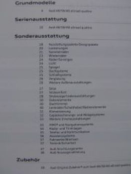 Audi A6/Avant/S6 +allroad quattro August 2010 NEU