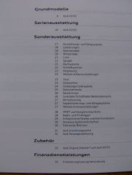 Audi A3/S3 Sportback Cabriolet August 2010 NEU