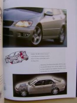 Lexus IS200 Prospekt Januar 2000 NEU