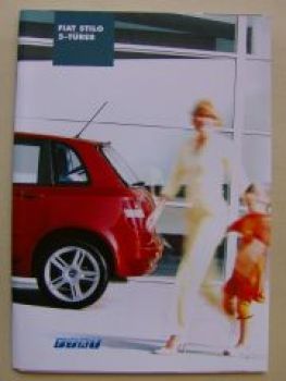 Fiat Stilo 5-Türer Prospekt Februar 2002 NEU Typ192
