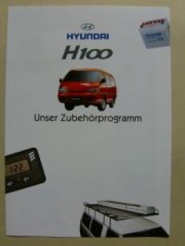 Hyundai H100 Zubehörprogramm April 1998 NEU