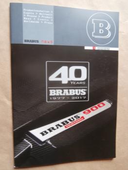 Brabus News 40 Jahre 1977-2017 Ultimate E Concept +Rocket 900 Cabrio S63 4Matic Magazin Deutsch Englisch