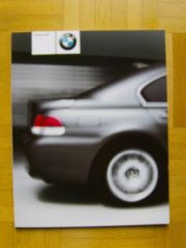 BMW Programm 2003 alle Modelle Prospekt Z8 E52 C1 M5 E39
