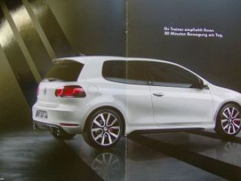 VW Golf6 GTI adidas Prospekt Mai 2010 NEU