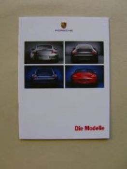 Porsche Die Modelle 911 Boxster +S Prospekt Juli 2000 NEU