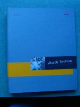 Audi Tec Day Pressemappe FSI TDi Ordner Rarität 2007