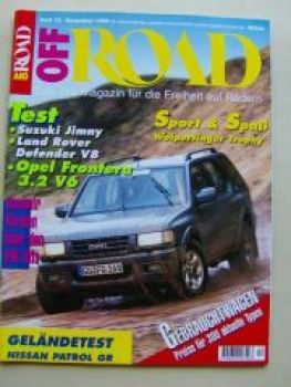Off Road 12/1998 Opel Frontera 3.2V6, VW Iltis,Patrol GR