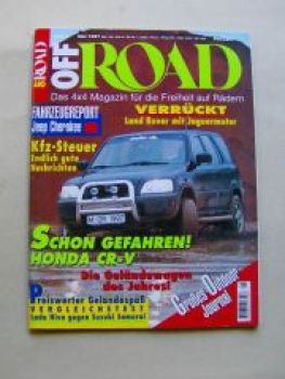 Off Road 5/1997 Honda CR-V,Jeep Cherokee, Niva gegen Samurai