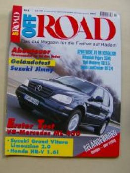 Off Road 6/1999 Jimny, ML430 BR163,Grand Vitara Limousine 2.0