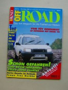 Off Road 12/1997 Bremach T Trek 4x4,Cherokee 2.5TD,Tempo