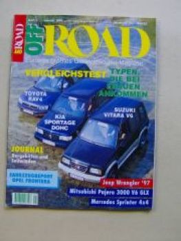 Off Road 1/1996 VG: RAV4 Kia Sportage Vitara V6, Frontera