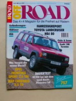 Off Road 6/1995 Dauertest Land Rover Discovery Tdi